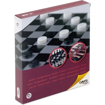 Cayro Магнитна игра Cayro - Шах, табла и дама (C440)