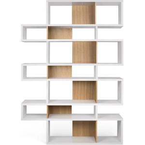 TemaHome Бял шкаф за книги в дъб 156x220 cm London - TemaHome (9500.319747)
