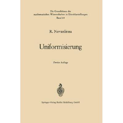 Uniformisierung, 1 | Rolf Nevanlinna