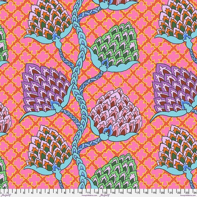 Free Spirit Paisley Flower - Fuchsia - February 2024, Kaffe Fassett