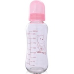 Baby Care Стъклено шише Lorelli - 240 ml, Розово (10200620001)