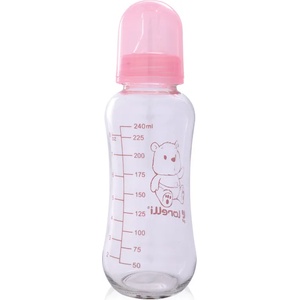 Baby Care Стъклено шише Lorelli - 240 ml, Розово (10200620001)