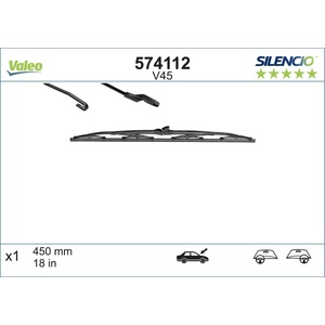 Valeo Silencio 450 mm 574112