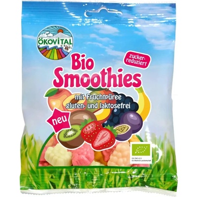Öekovital Bio Smoothies pěnové želé ve tvaru ovoce 80 g