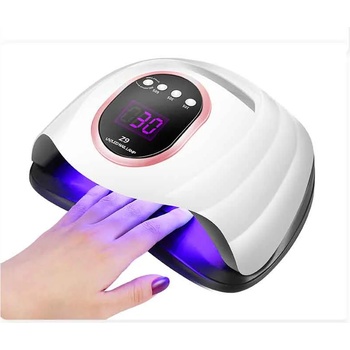 Image 1 of Професионална лампа за гел лак z9, 220w с 57 броя led и слот за телефон (z9)