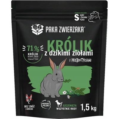 Paka Zwierzaka Puppy Králik s divokými bylinkami 1,5 kg