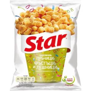 STAR СНАКС СТАР ФЪСТЪК И ЛЕШНИК 79ГР