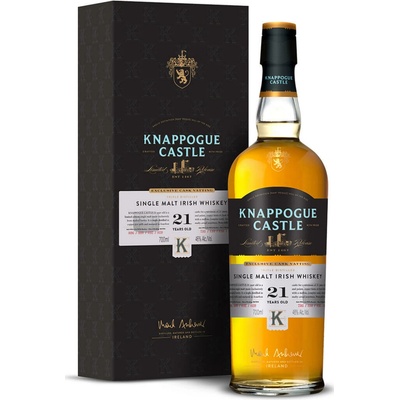 Knappoque Knappogue Castle Single Malt 21y 46% 0,7 l (kazeta)