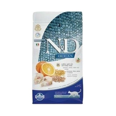 N&D krmivo pro kočky s treskou 1,5 kg
