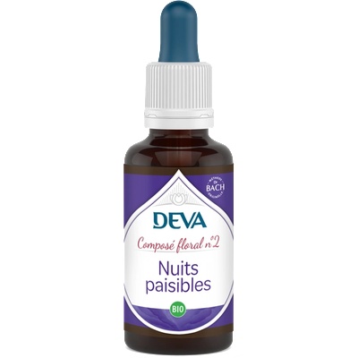 Deva Спокойни нощи, капки по метода на Бах №2, 30 ml | Deva (772935 (151162))