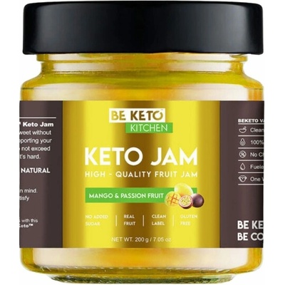 BeKeto Keto Jam, Mango-Passion Fruit 200 g