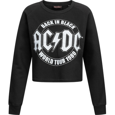 Lizenz Дамска блуза ACDC Tour Women Crop Sweatshirt
