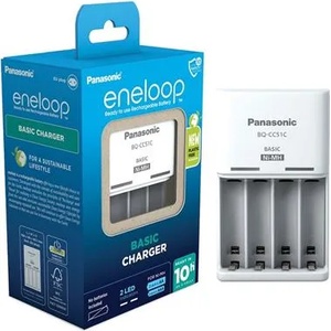 Panasonic Зарядно устройство за батерии, AA/AAA, PANASONIC "Eneloop" BQCC51E-N (BQ-CC51E_N) Зарядно за батерии