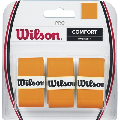 Wilson Pro overgrip 3ks oranžová – Zboží Dáma