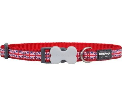 Red Dingo Obojok Union Jack Flag