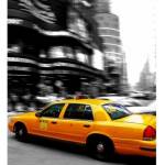 DIMEX ART Флизелинов фототапет жълто такси 225 x 250 см