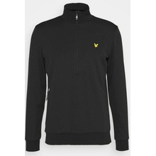 Lyle and Scott pánsky golfový sveter Windshield 1/2 Zips Windstopper čierna