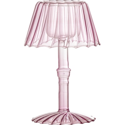 Bloomingville Свещник за чаена свещ Cisco 18 см розов (82061723)