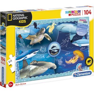 Clementoni National Geographic Kids Ocean Explorer Пъзел Унисекс 6+ години 104