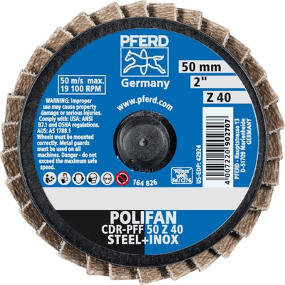 Pferd lamelový brúsny kotúč 50 mm Z 40 47202125