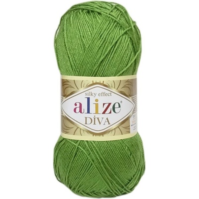 Alize Diva 210 olivovo zelená