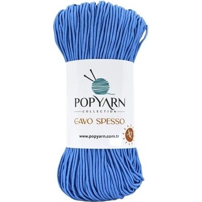 POPYARN Příze Cavo spesso B06 - modrá, 200g 110m