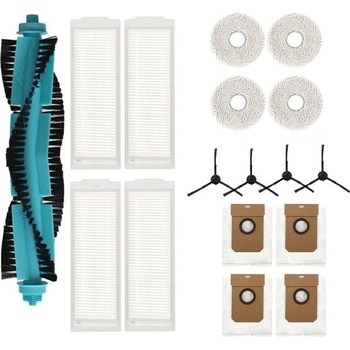 Mobilly Eta Aquilo Pro, Cecotec Conga 11090, 17 ks set conga 11090 kefy filtry mopovacie textilie a vrecka 17 ks