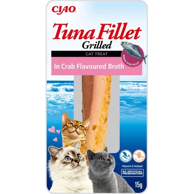 Inaba Ciao Tuna Fillet Grilled in Crab Flavoured Broth 15 g