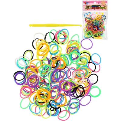 Teddies udělej si svůj náramek gumičky barevné 600ks v sáčku 12x16cm – Zbozi.Blesk.cz