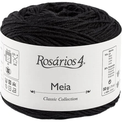 Rosários 4 Meia 11 Black Плетива прежда (7081601101)