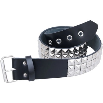 Image 1 of Black & metal пирамидален колан 3- pas-055