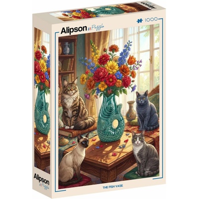Alipson Váza s rybami 1000 dielov