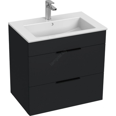 Jika H4536021763521 - Шкаф за баня с мивка CUBE 60, 7x65 см черен (LF0083)