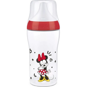 Nuk Бебешко шише Nuk Perfect Match - Temperature Control, 260 ml, PP, 3+м, Мини, червено (10216336)