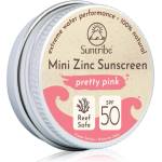 Suntribe Mini Zinc Sunscreen минерален защитен крем за лице и тяло SPF 50 Pretty Pink 15 гр