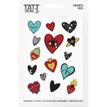 TATTonMe Водоустойчиви временни татуировки Сърце микс (TMHearts)