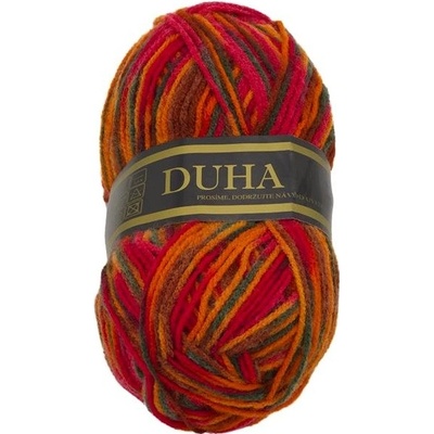 Dúha 50 g – 048 oranžová, hnedá, červená