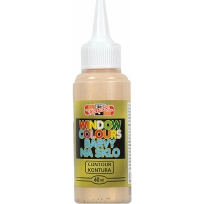 Koh-i-Noor Farba na sklo 60 ml zlatá