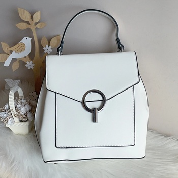 Image 1 of Дамска Чанта-Раница Бяла - Модел 7019