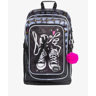 BAAGL Черна кубична училищна раница с маратонки Baagl BAAGL | Cheren | Момичешки | ЕДИН РАЗМЕР