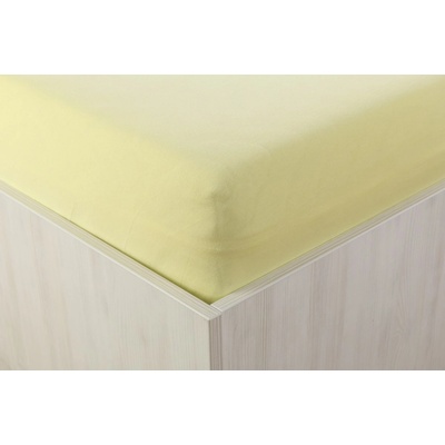 Teptex Prostěradlo jersey světle žluté 60x120
