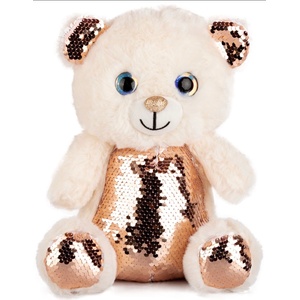 Амек Тойс Плюшена играчка Амек Тойс - Мече с пайети, 28 cm (010176-1) - ozone