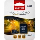 Maxell microSDXC 64GB class 10 + adapter 854731