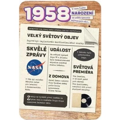 ALBI RETRO přání 1958