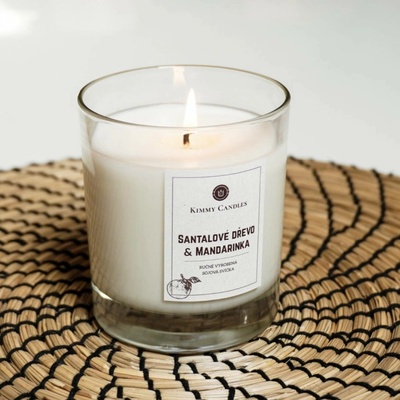 Kimmy Candles Sójová Santalové dřevo & Mandarinka 220 g