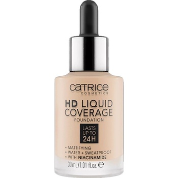 Catrice Фон дьо тен HD Liquid Coverage, 010 Light Beige, 30 ml
