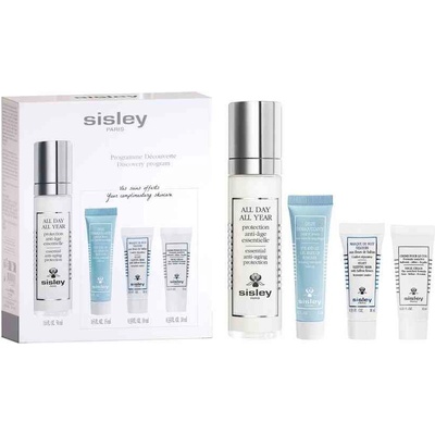 Sisley All Day All Year protivráskový denný krém 50 ml + nočná maska pre obnovu pleti 15 ml + spevňujúci krém na krk a dekolt 10 ml + čistiaci a odličovací gél 10 ml