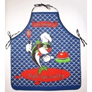 Forbyt Zástěra a chňapka Ryba set modrá