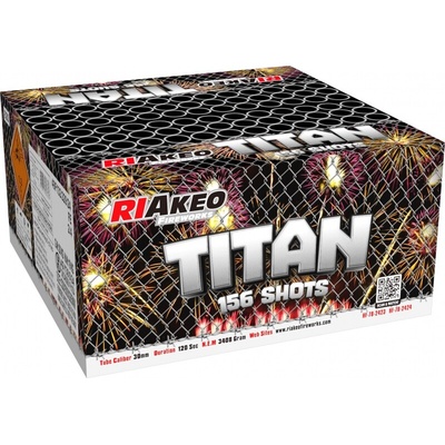 Kompaktný ohňostroj Titan 156 ran