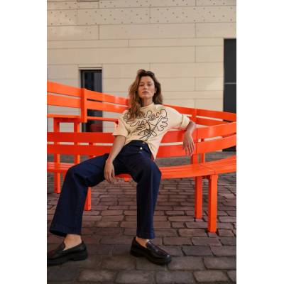 Moodo Тъмносини wide leg дънки Moodo Moodo | Siv | ЖЕНИ | XS